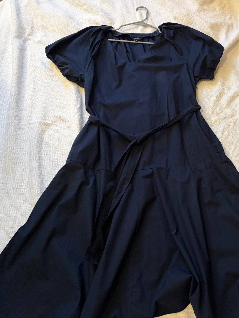 Banana Republic Navy Blue Belted Dress - Picture 3 of 4